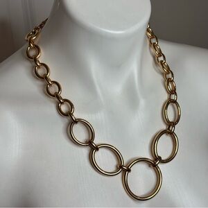 Milor Bronze Ring Link Necklace